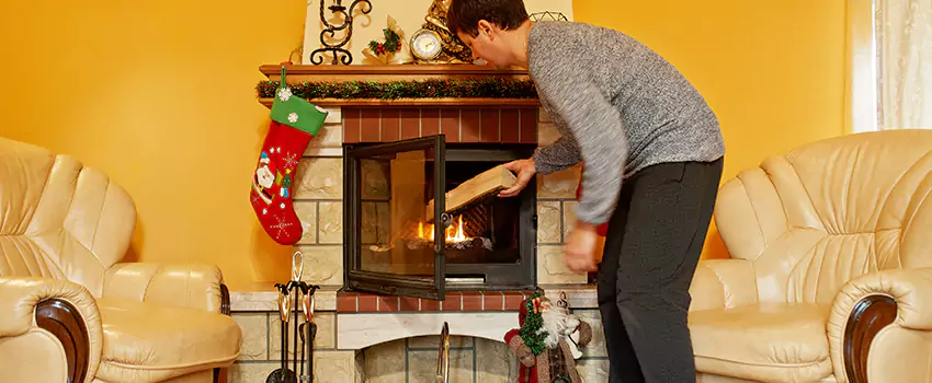 Rusted Metal Fireplace Restoration in Hillcrest Heights, Maryland